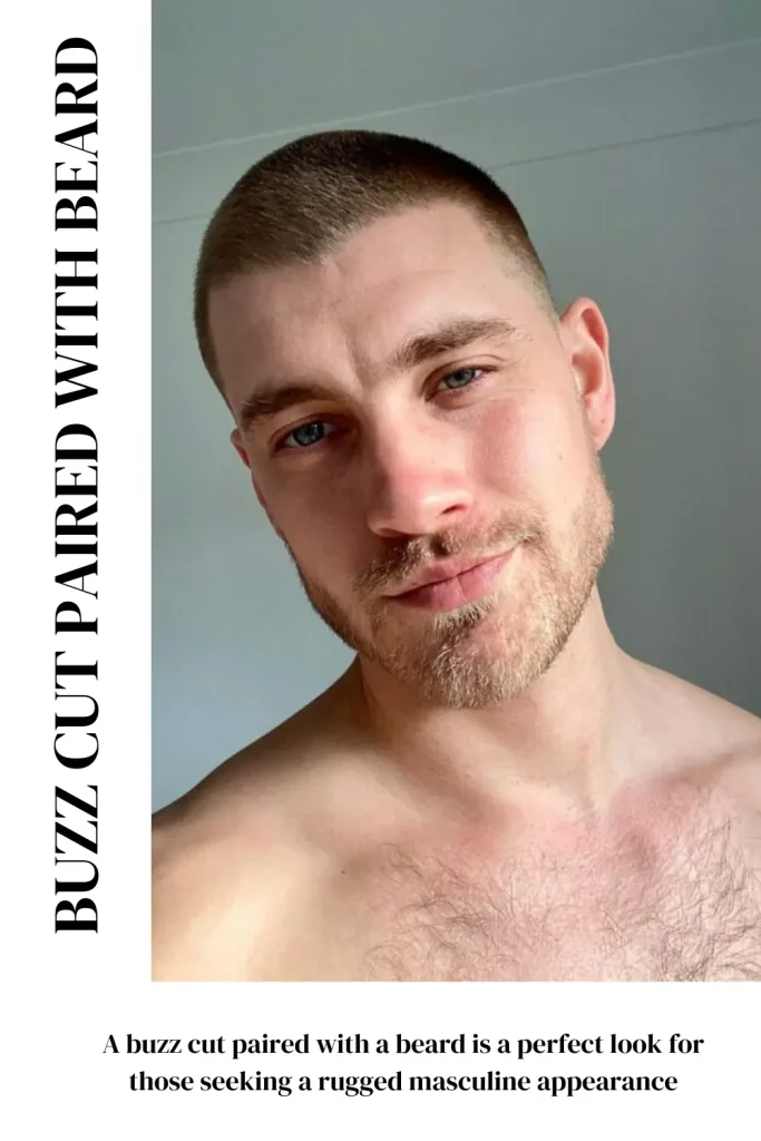 Buzz Cut Paired with Beard