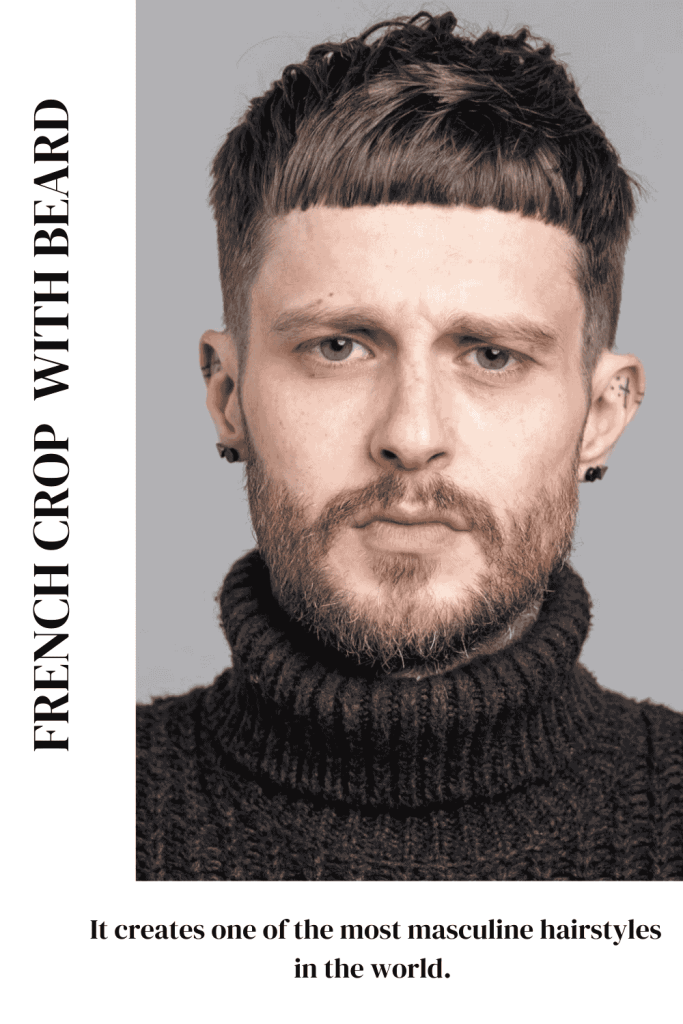 French Crop with beard