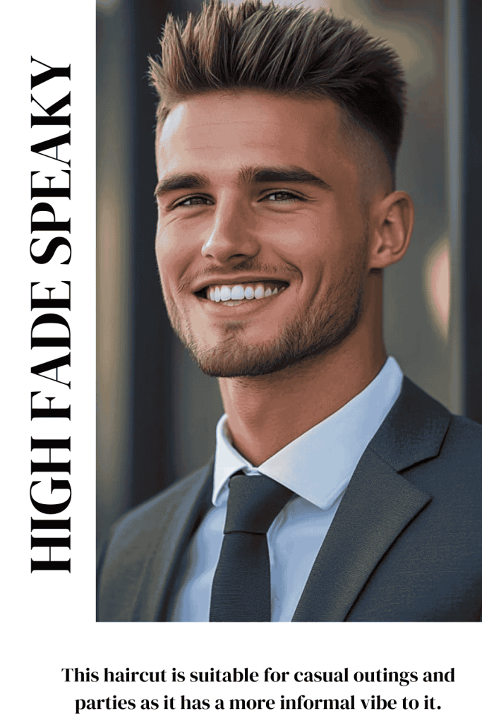 High Fade paired with speaky top