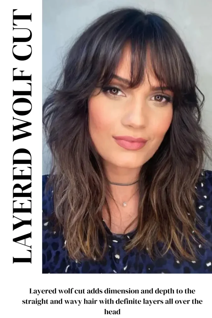 Layered Wolf Cut women