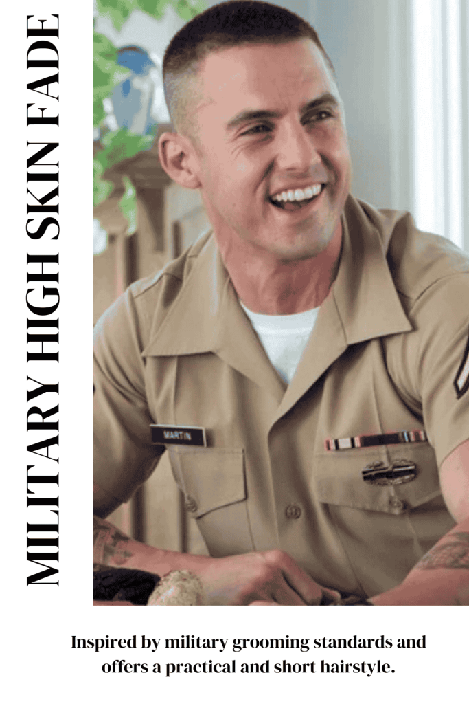 Military High Skin Fade haircut