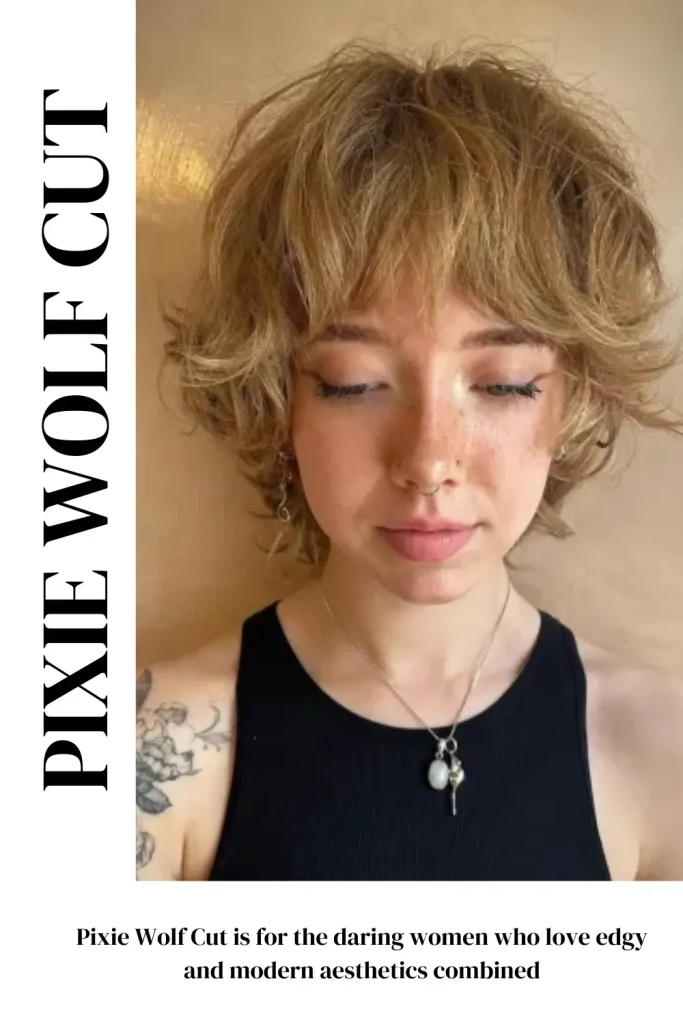 Pixie Wolf Cut women