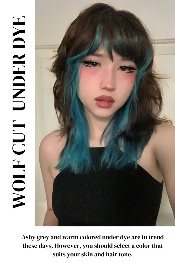 Wolf Cut Under Dye