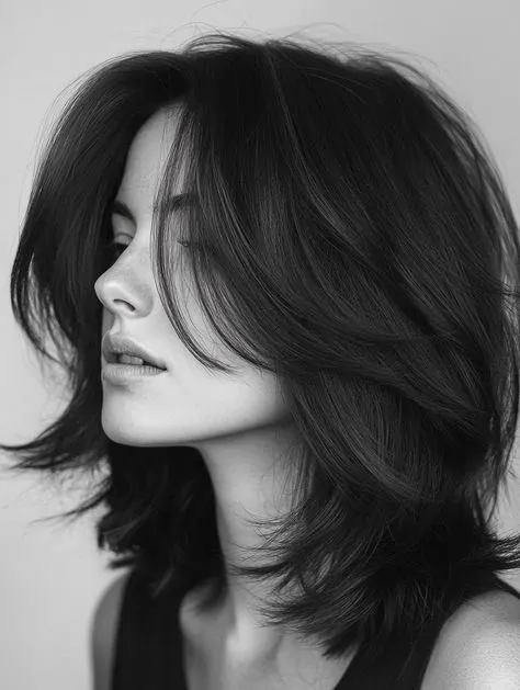 Wolf Cut Women Long hair