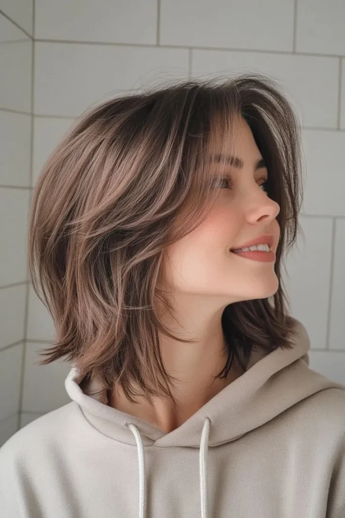 Wolf Cut Women Straight hair