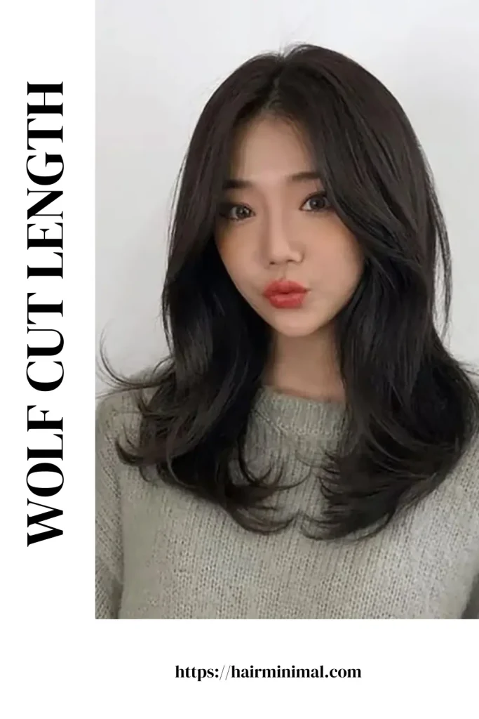 ask for long wolf cut girl