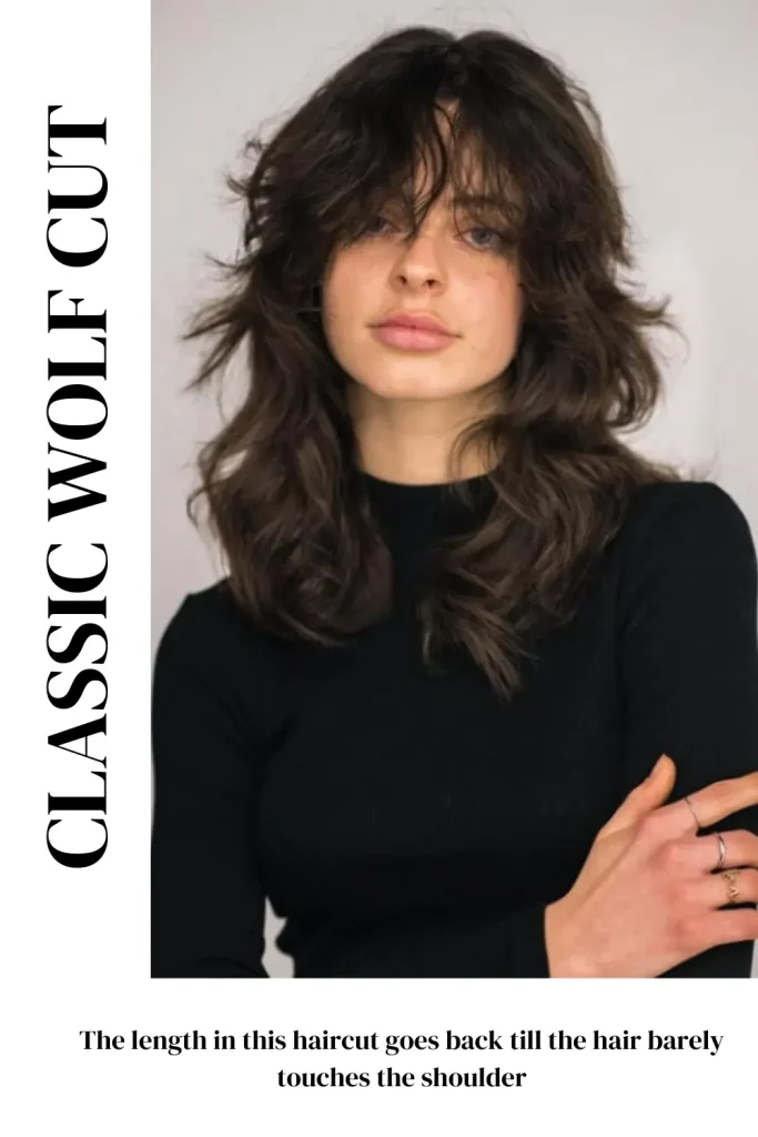 classic wolf cut women