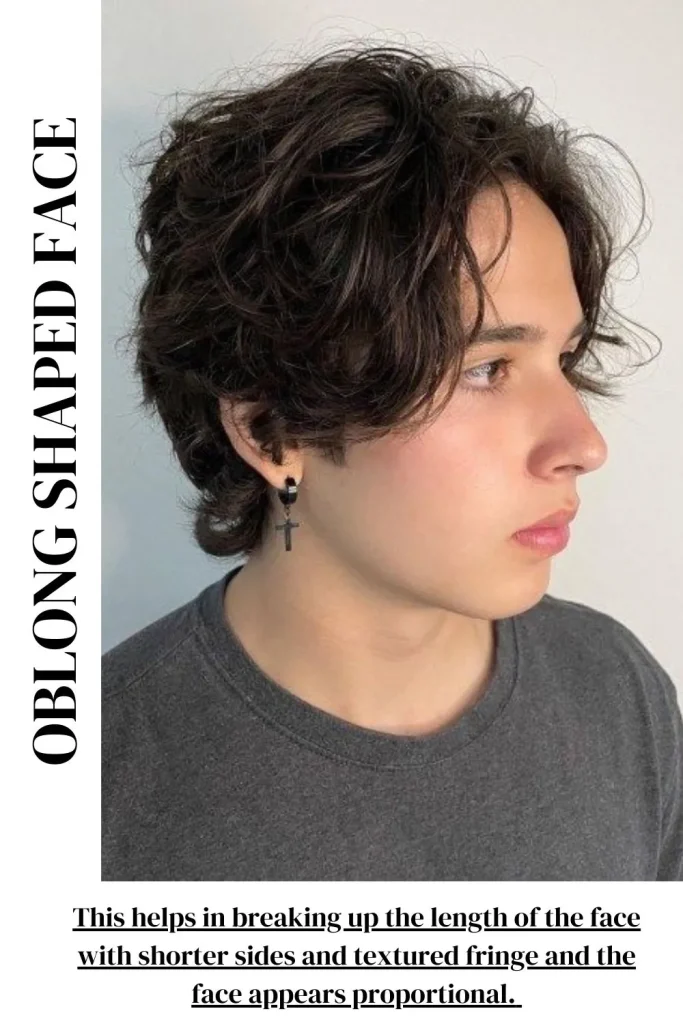 oblong shape face hairstyle male