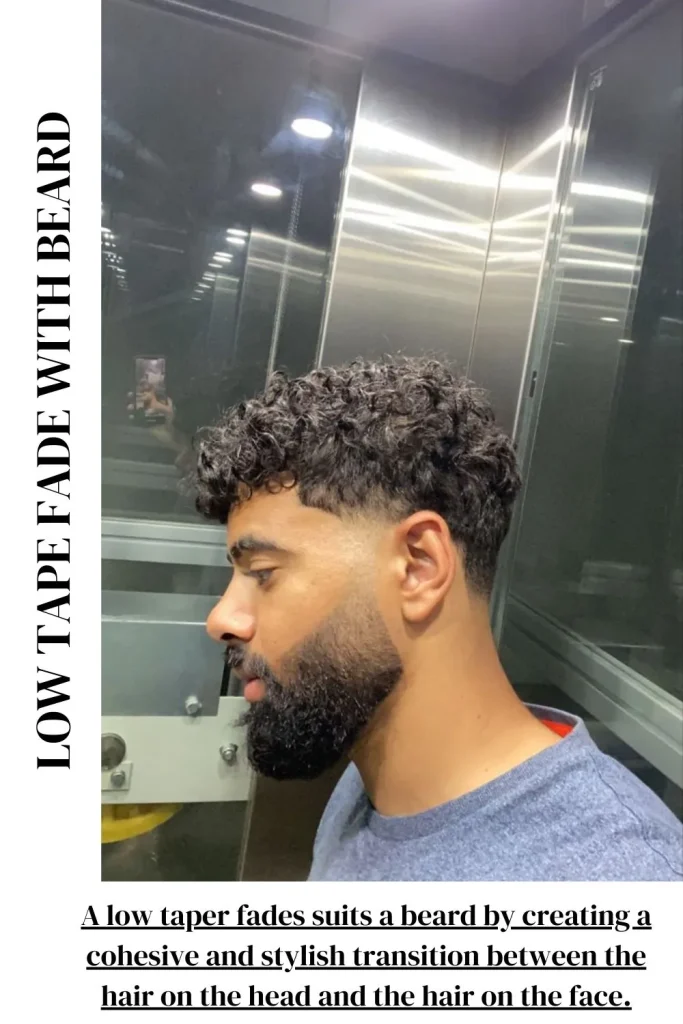 Low Tape Fade with Beard
