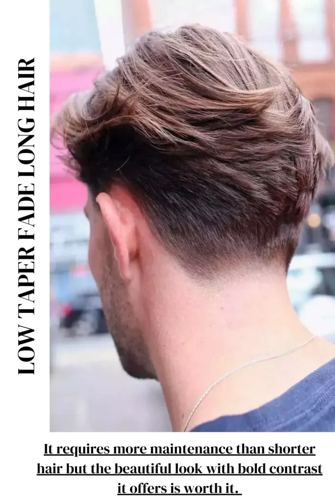 Low Taper Fade Long Hair