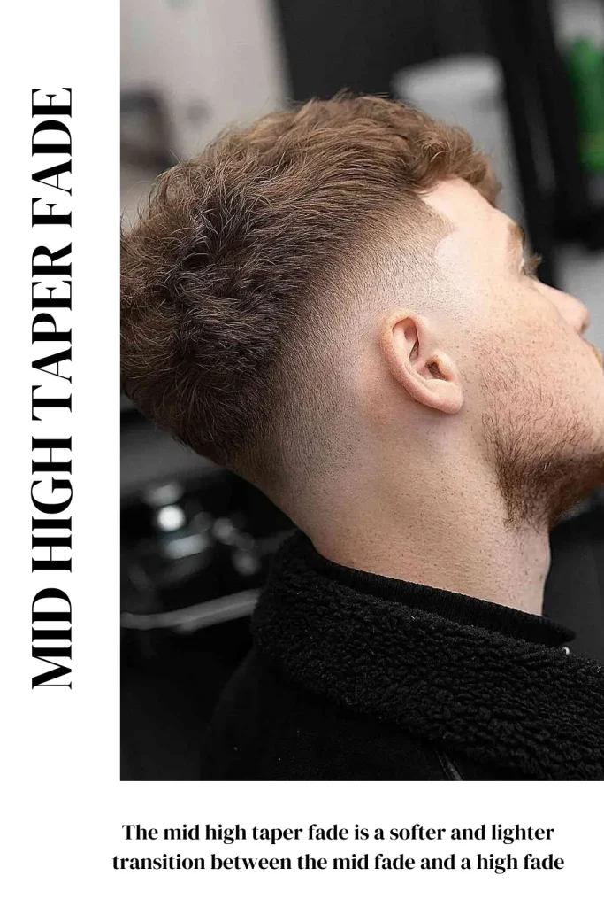 Mid High Taper Fade