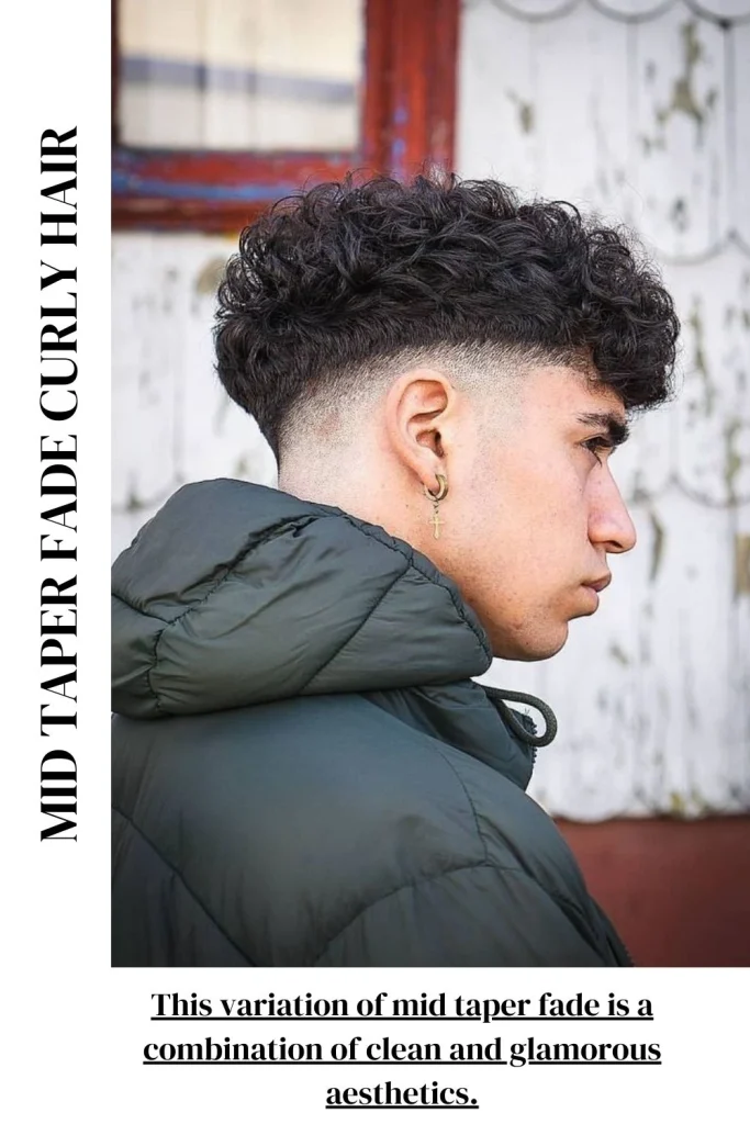 Mid Taper Fade Curly HairĀ