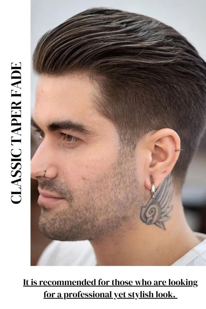 classic taper fade