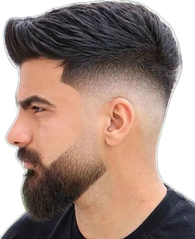 mid taper fade
