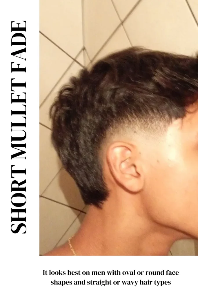 short mullet fade