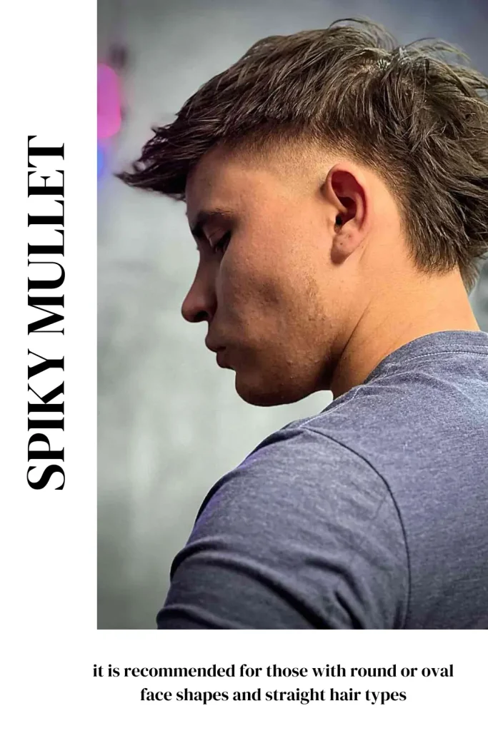 spiky mullet haircut for men