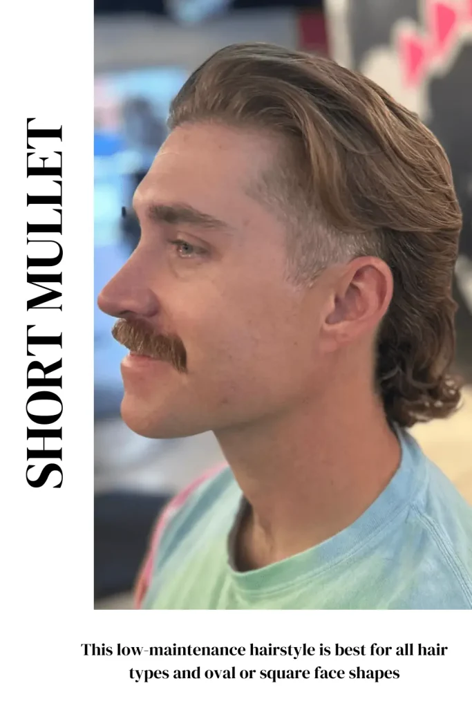 trending mullet short