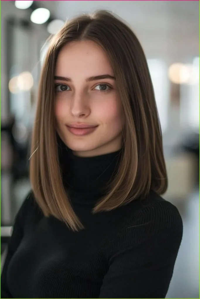 Blunt Haircut with bangs