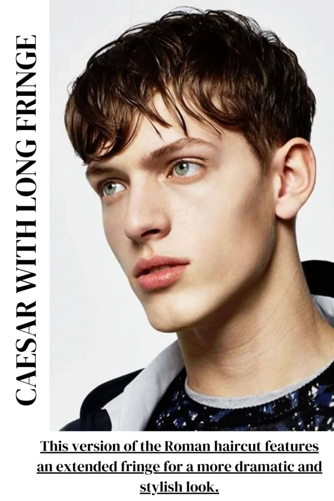 Caesar with Long Fringe