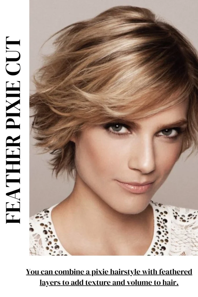 Feather Pixie Cut 