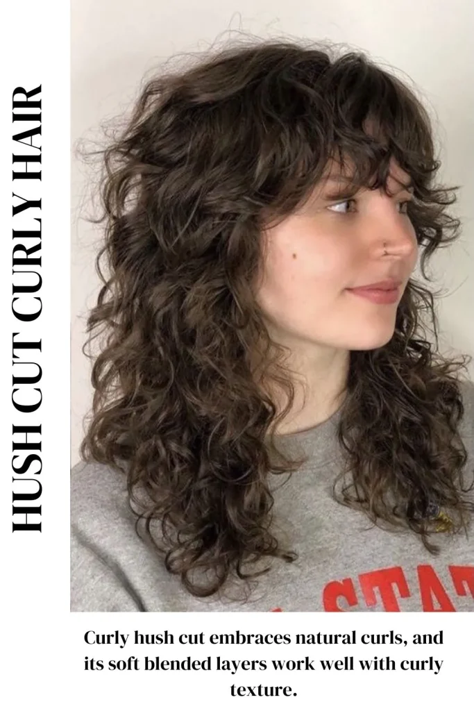 Hush Cut with Curly Hair