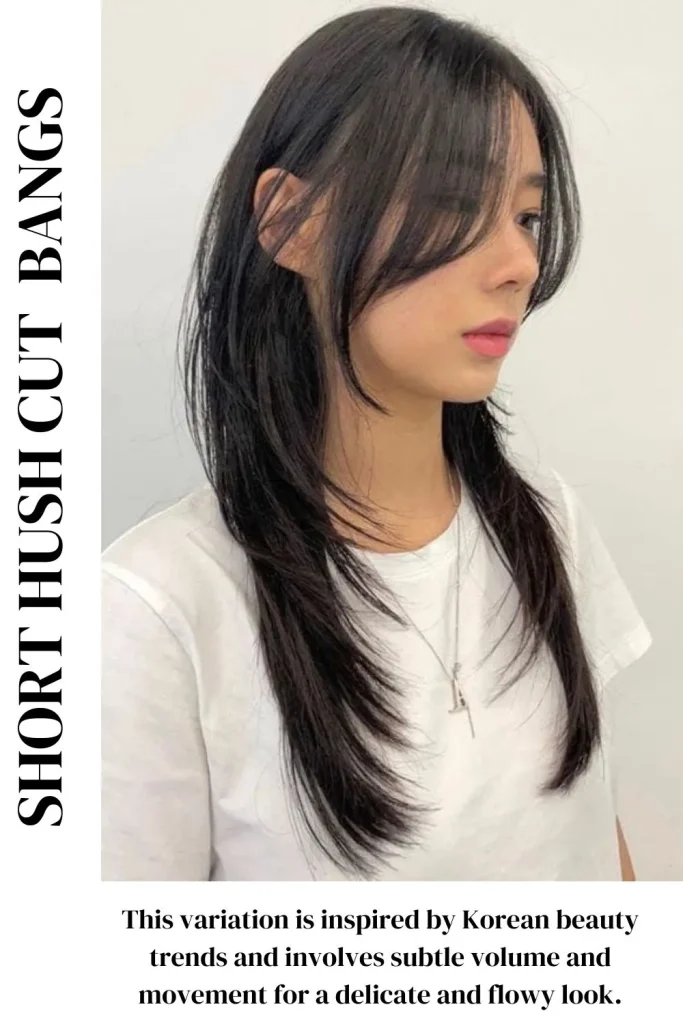 Short Hush Cut with Bangs 