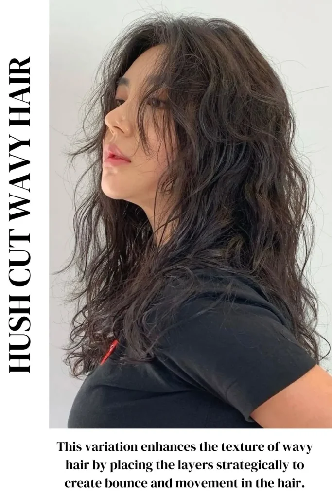 Hush Cut with Wavy Hair