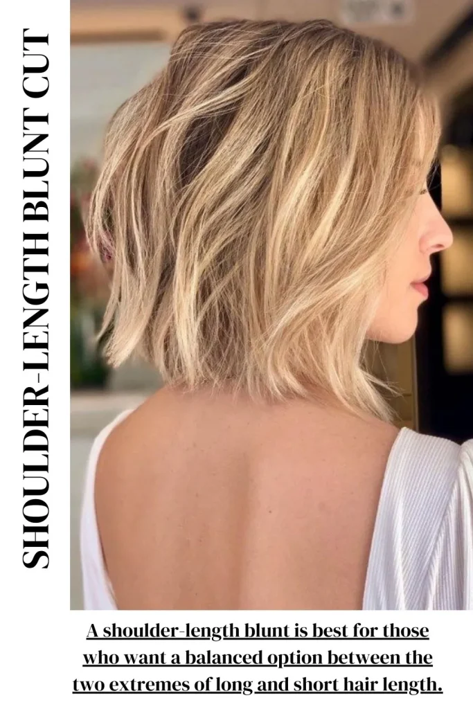 Shoulder-Length Blunt Cut
