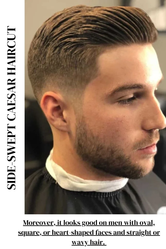 Side-Swept Caesar Haircut