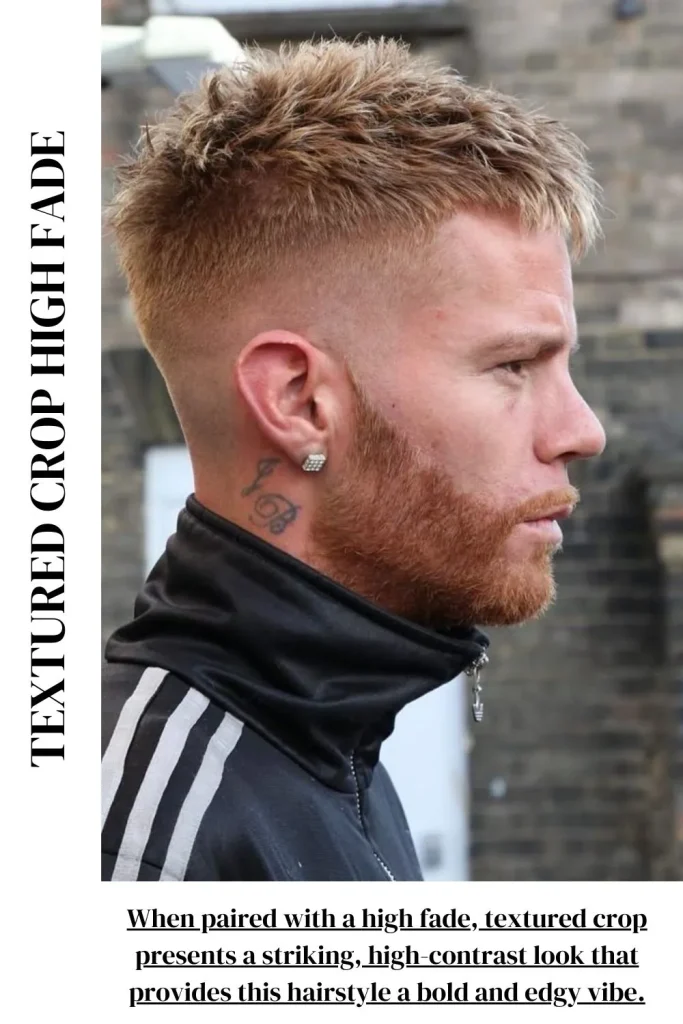 Textured Crop High Fade