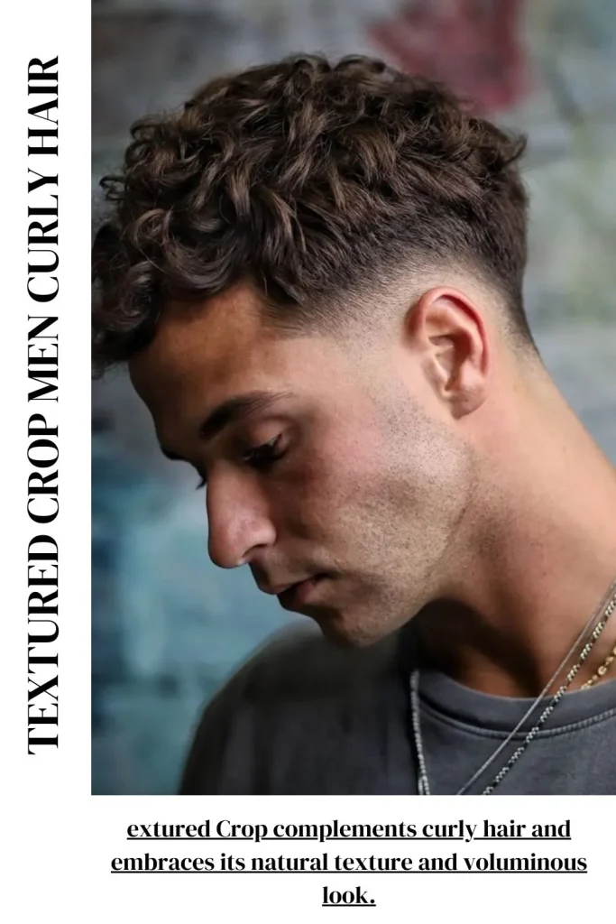 Textured Crop Men Curly Hair