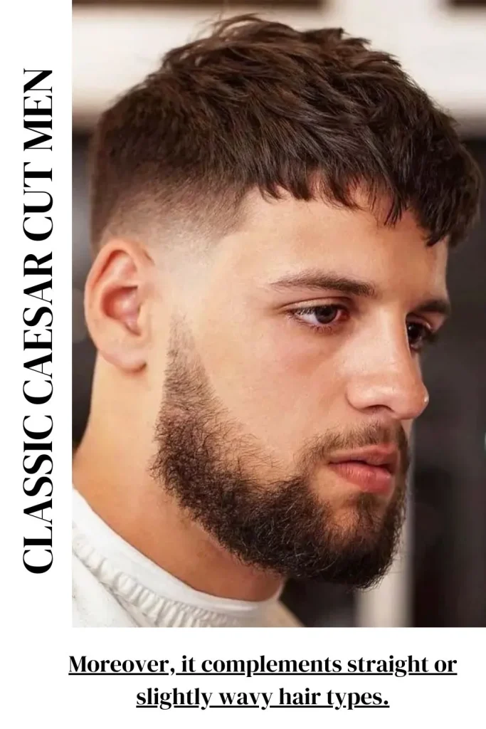 classic caesar cut men