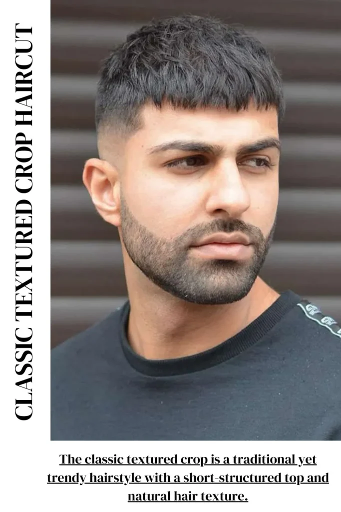 classic textured crop haircut